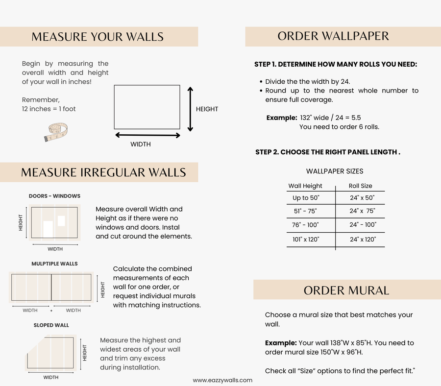 How to measure your wall image