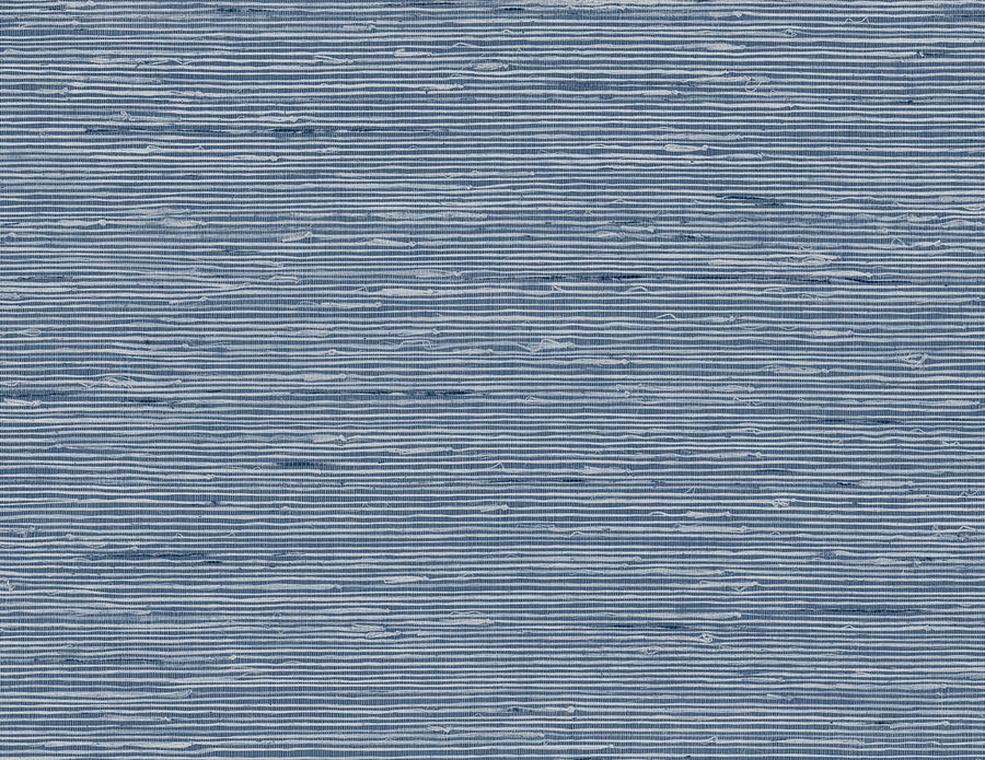 Textured blue wallpaper with horizontal lines