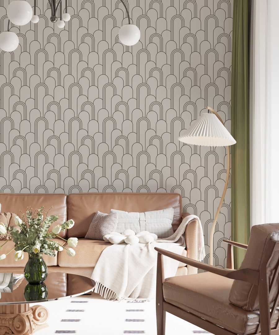 Gatsby Art Deco Wallpaper - Modern Geometric Design