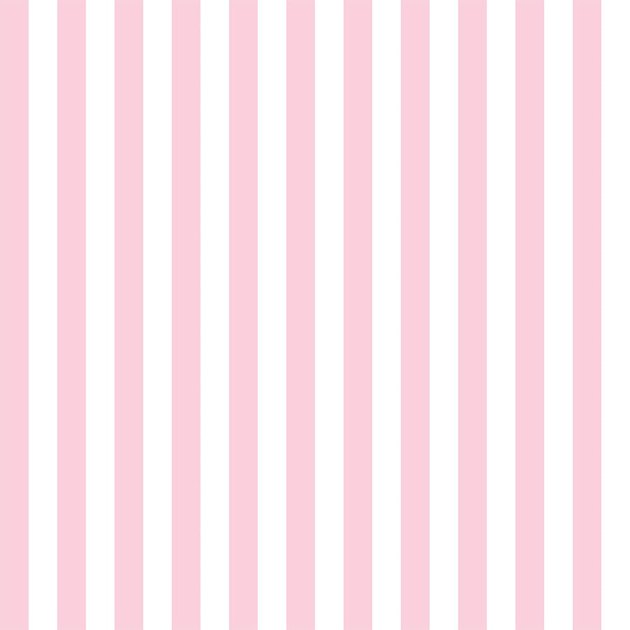 Blush Riviera - Pink Vertical Striped Peel and Stick Wallpaper