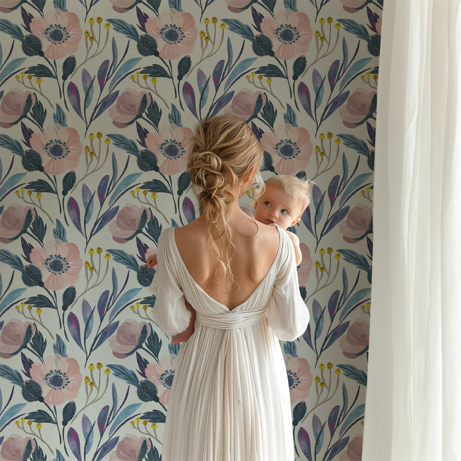 Purple Daisy Wallpaper i