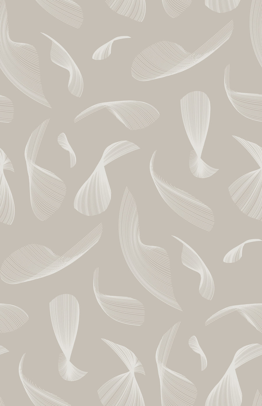Quill Whispers Wallpaper – Warm Taupe