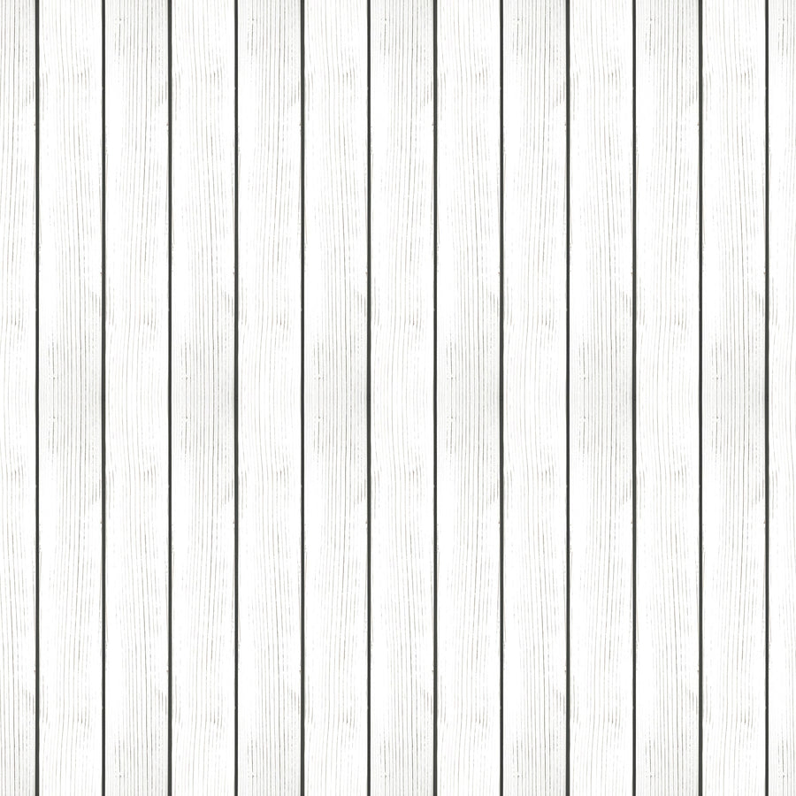White Shiplap Wallpaper