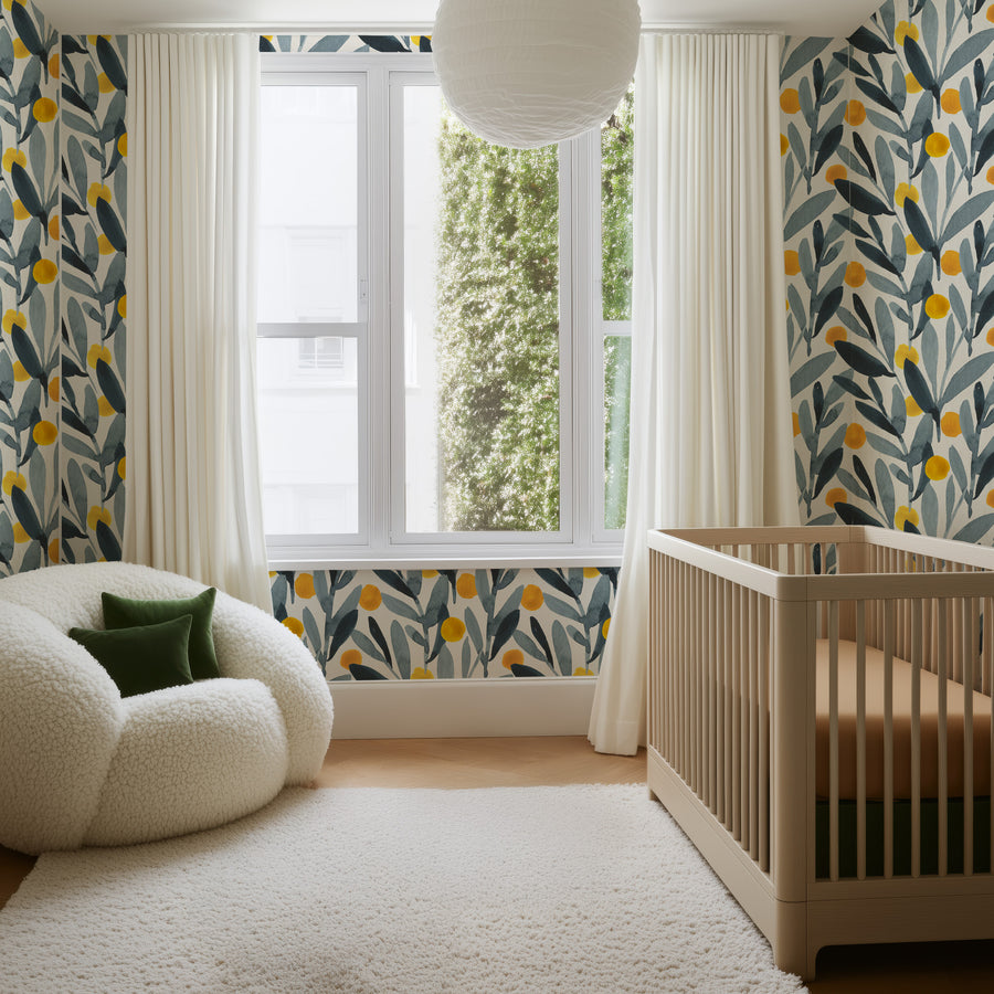 Peach Tree Wallpaper Removable Wallpaper