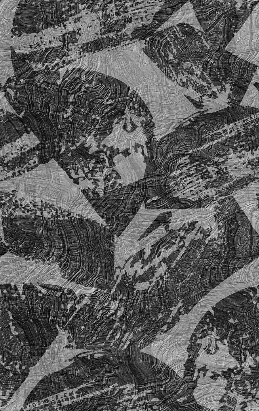 Abstract Modern Wood Texture Wallpaper Charcoal Grey repeating pattern swatch 24W x 38H