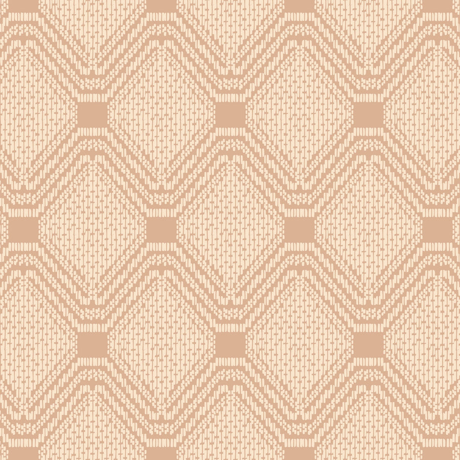 Boho Geometric Neutral Wallpaper - Textured Sand Pattern