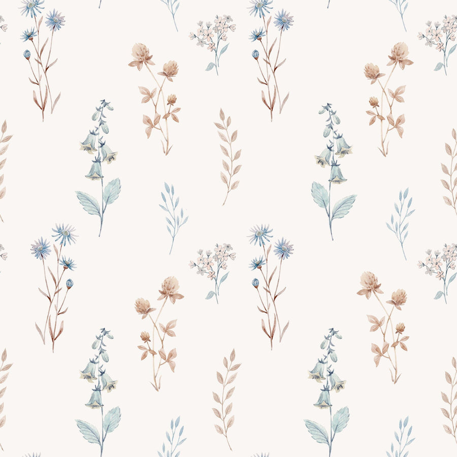 Watercolor Flowers Wallpaper Removable Wallpaper EazzyWalls