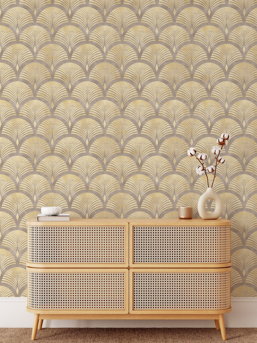 Beige Minimalist Wallpaper for Walls Removable Wallpaper EazzyWalls