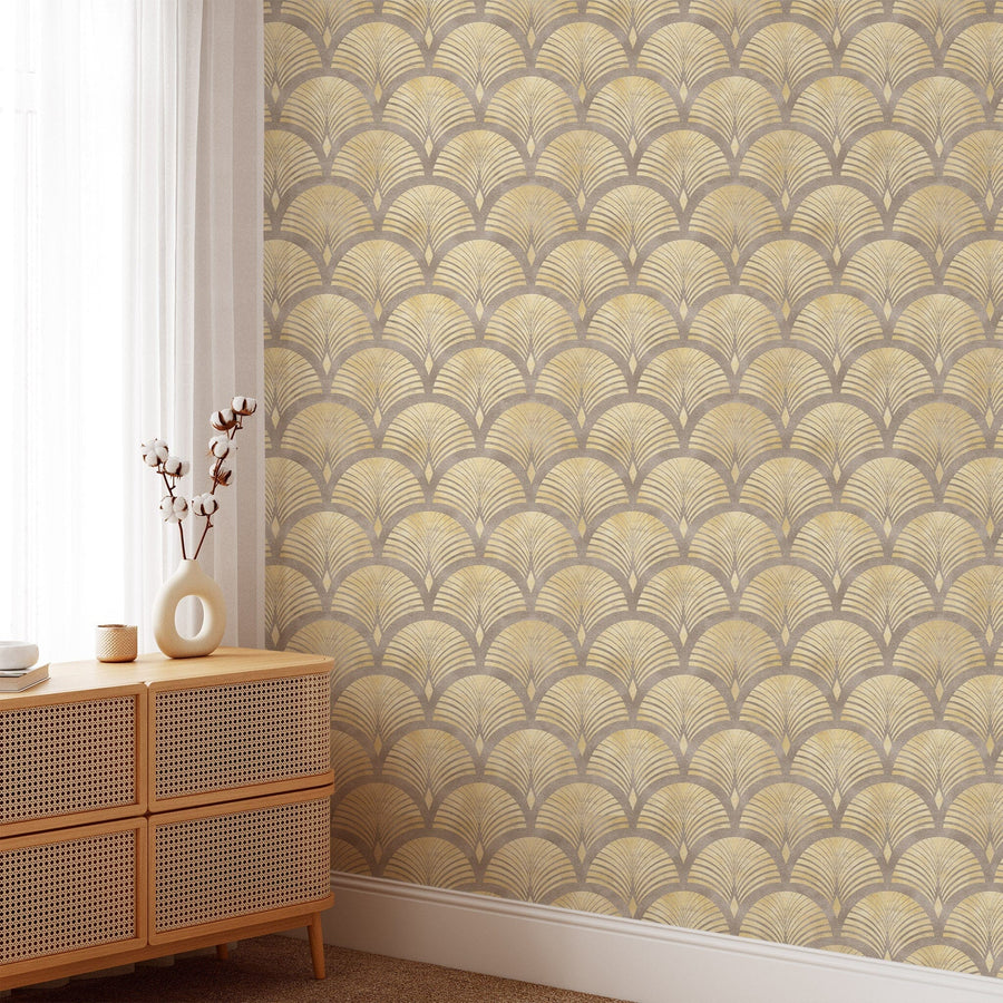 Beige Minimalist Wallpaper for Walls Removable Wallpaper EazzyWalls