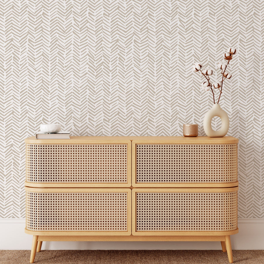Terracotta Minimalist Wallpaper Removable Wallpaper EazzyWalls