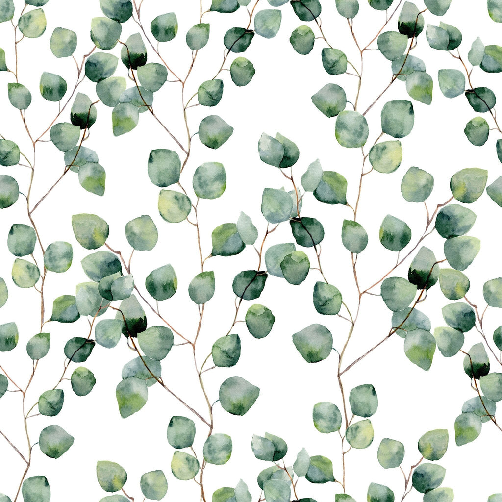 Eucalyptus Wallpaper - Removable Wallpaper - Self Adhesive Wall Paper image 2