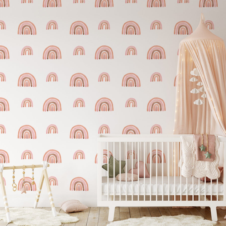 Rainbow Mural Wallpaper Removable Wallpaper EazzyWalls