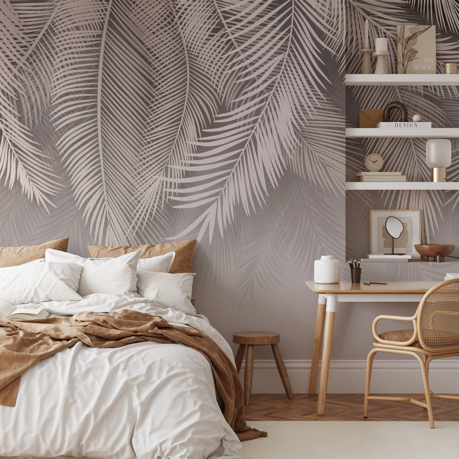 Tropical Palm Leaves Wallpaper Mural Removable Wallpaper EazzyWalls