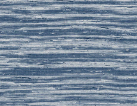 Textured blue wallpaper with horizontal lines