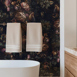 Dark Background Wallpaper Bird Removable Wall Covering 