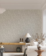 Luxury Gray Baroque Wallpaper - Modern Damask Design