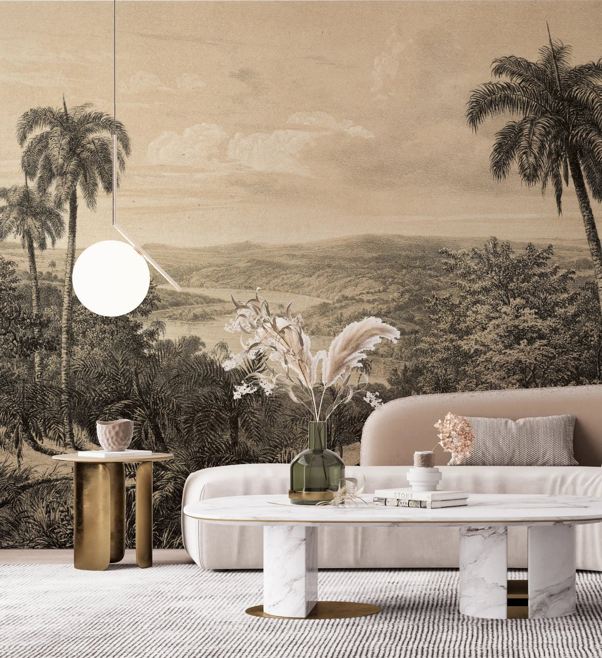 Brazilian Jungle Wall Mural - Peel and Stick Tropical Mural