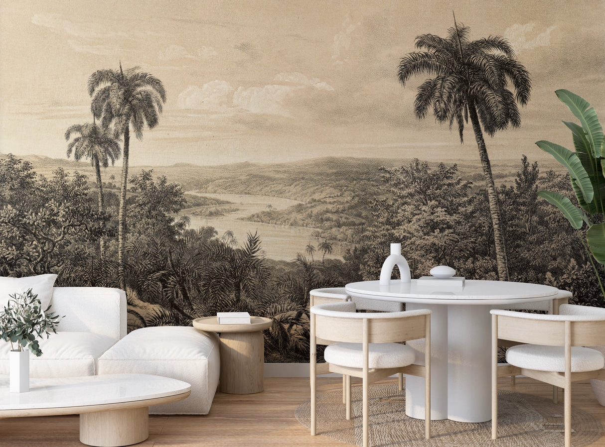 Brazilian Jungle Wall Mural - Peel and Stick Tropical Mural