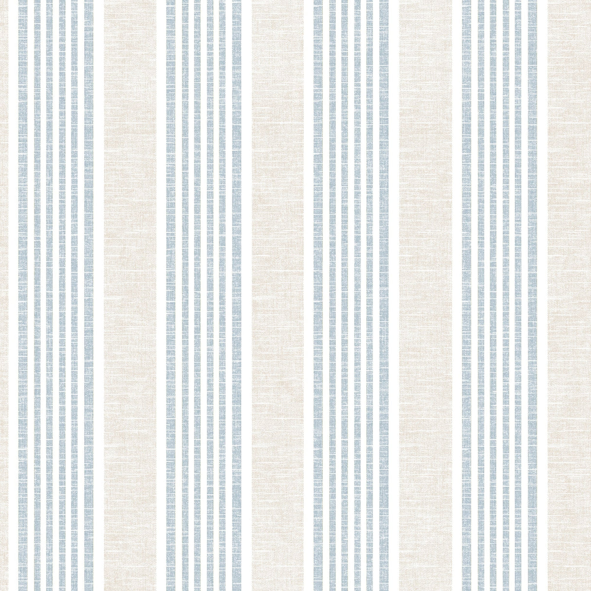 Nantucket Stripe Wallpaper - Classic Coastal Farmhouse Wallcovering