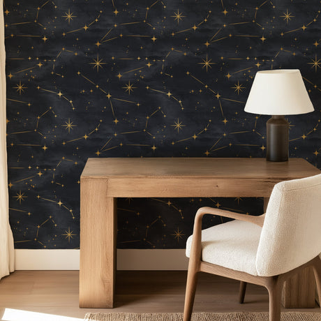 Starry Night Sky Galaxy Peel and Stick Wallpaper Mural Peel and stick Wallpaper 