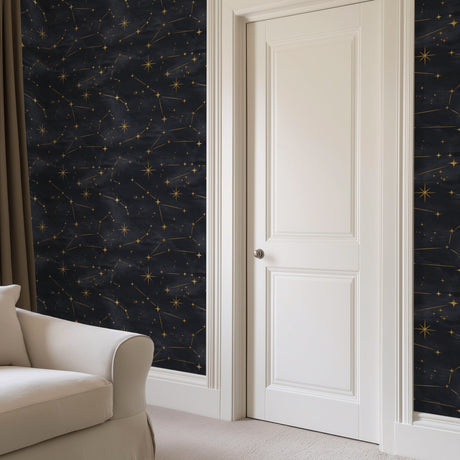 Starry Night Sky Galaxy Peel and Stick Wallpaper Mural Peel and stick Wallpaper 