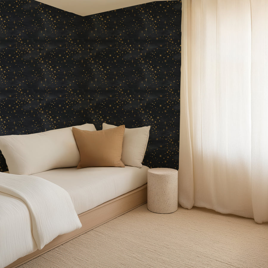 Starry Sky Pattern Wallpaper Removable Wallpaper 