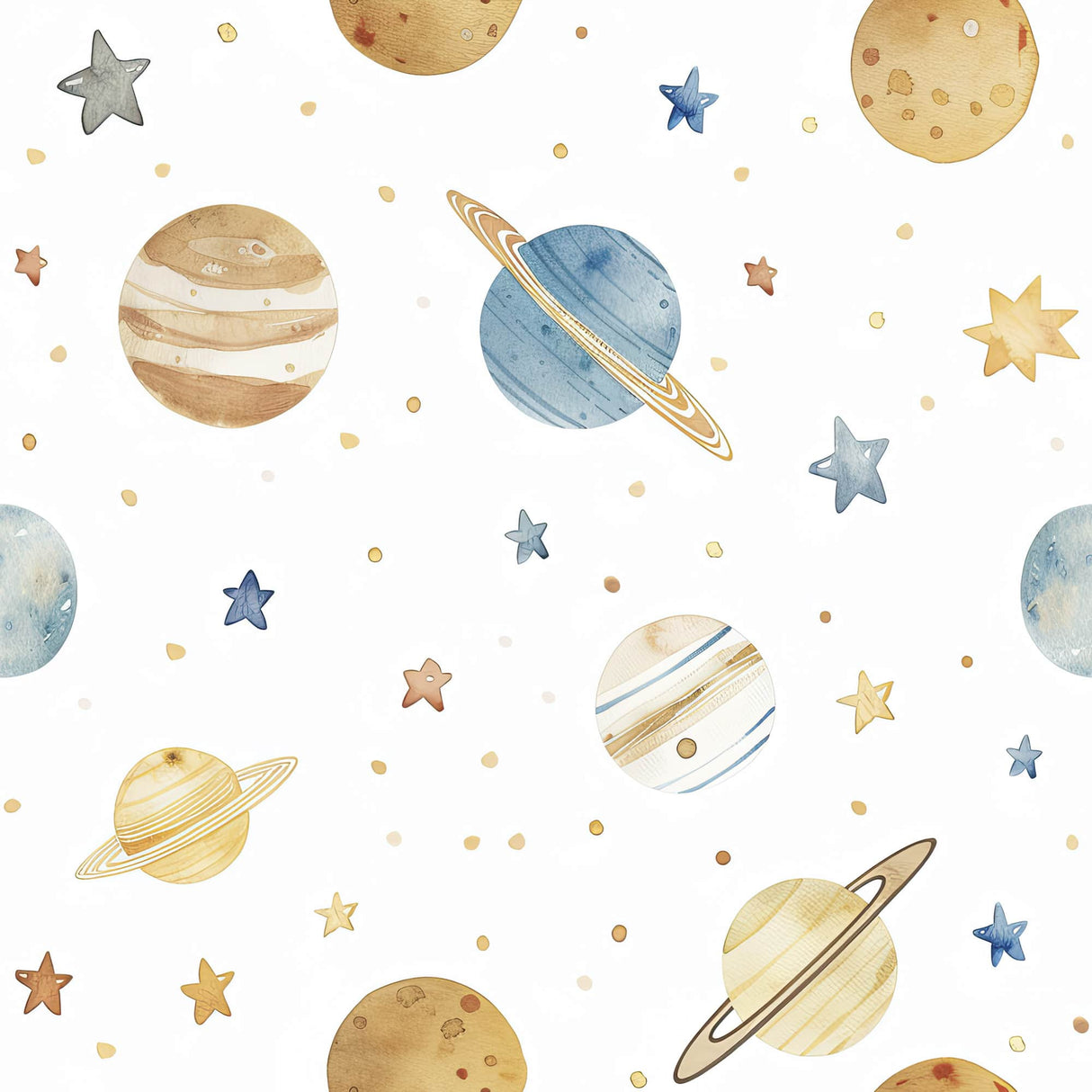 Celestial Space Wallpaper for Nursery