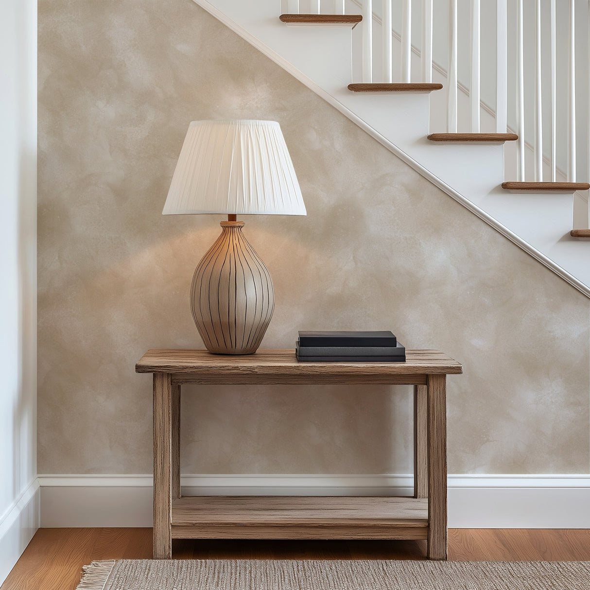Subtle Stone Texture Wallpaper | Neutral Watercolor Wall Mural