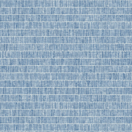 Textured blue patterned wallpaper