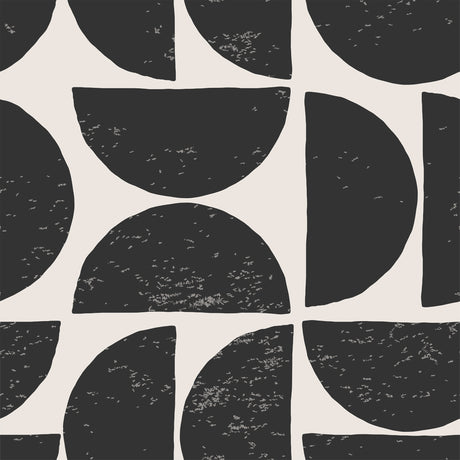 Modern Black & White Geometric Wallpaper