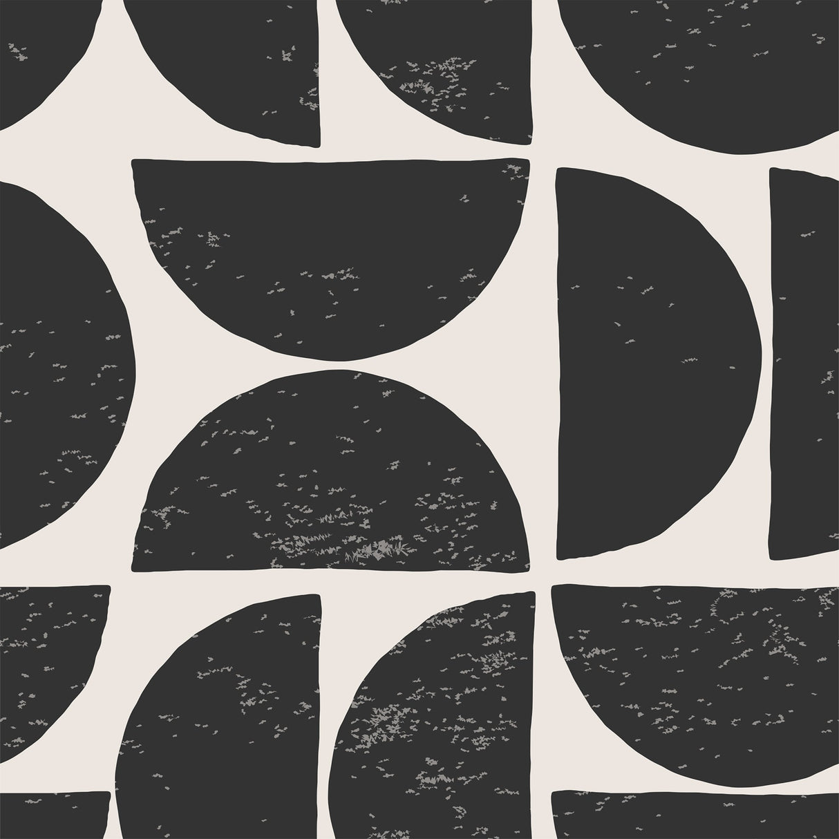 Modern Black & White Geometric Wallpaper