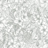 Elysian Hand-Drawn Tropical Wallpaper