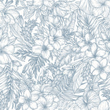 Elysian Hand-Drawn Tropical Wallpaper