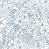 Elysian Hand-Drawn Tropical Wallpaper