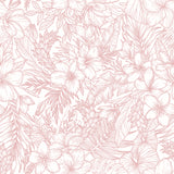 Elysian Hand-Drawn Tropical Wallpaper