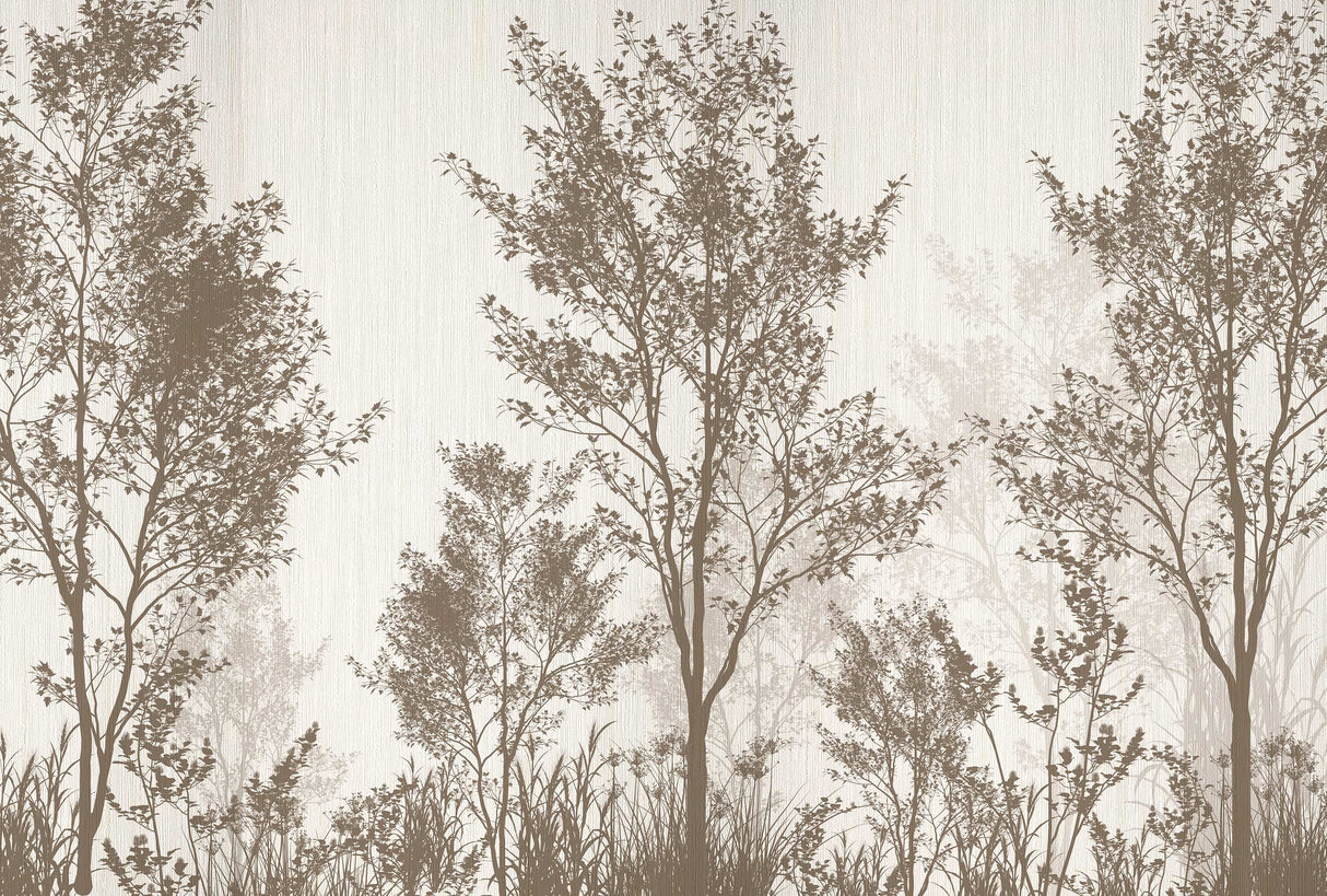 Elegant Forest Landscape Wallpaper - Oak Tree Wall Mural