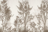Elegant Forest Landscape Wallpaper - Oak Tree Wall Mural