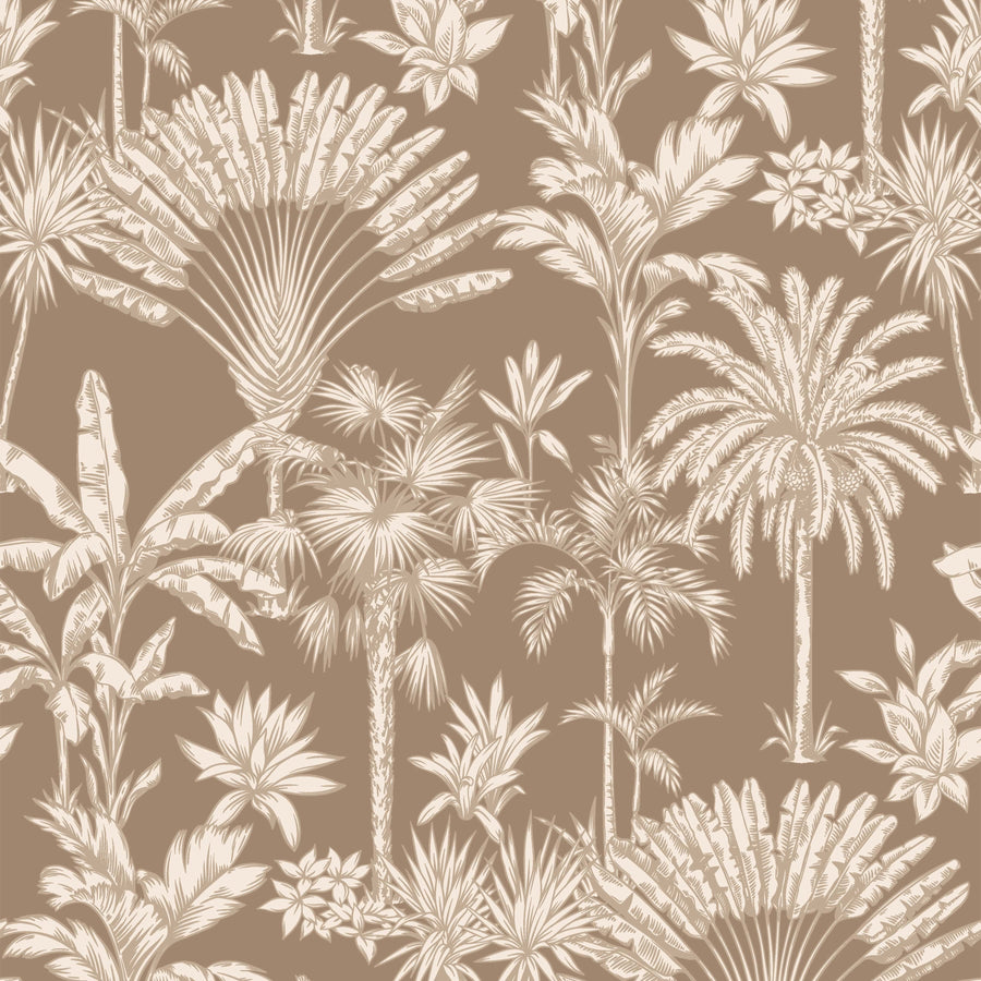 Tropical Foliage Wallpaper Vintage Tropical Palm Wallpaper