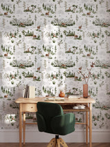 Forest Deer Wallpaper Mural image 6