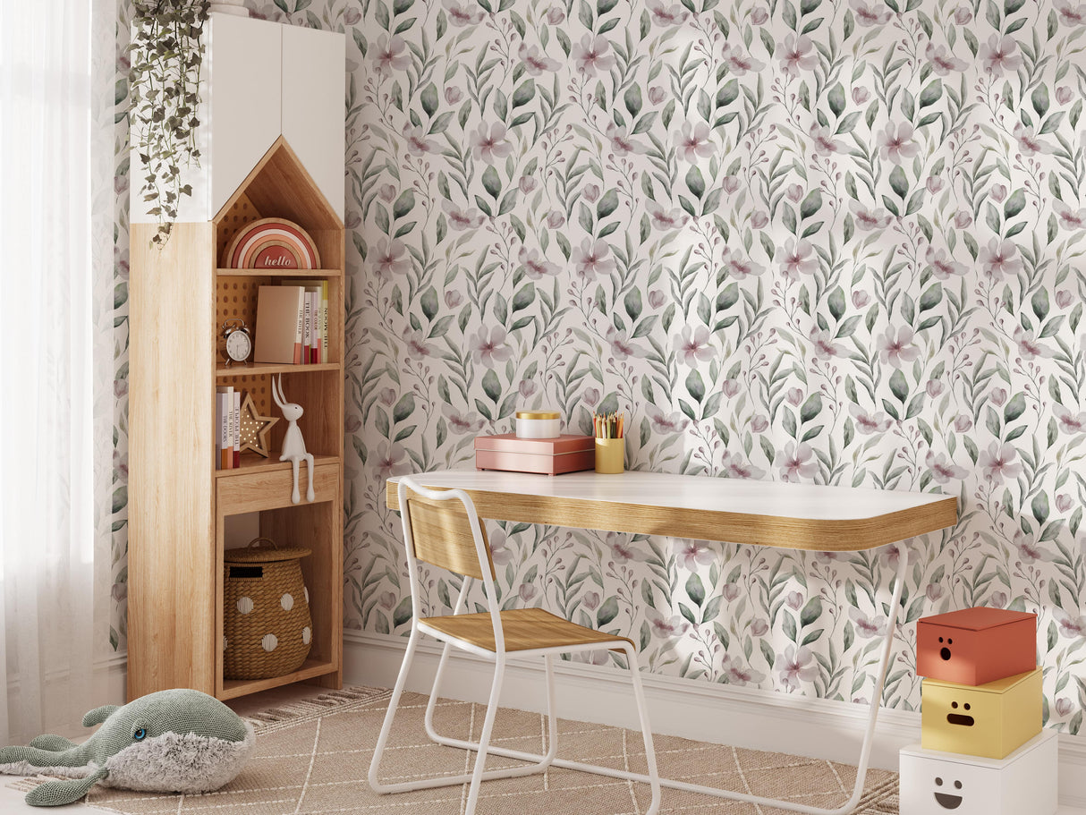 Botanical Wallpaper Peel and Stick Wall Mural image 5