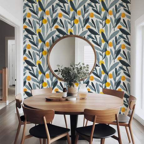 Peach Tree Wallpaper Removable Wallpaper 