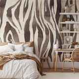 Watercolor Zebra Print Wallpaper