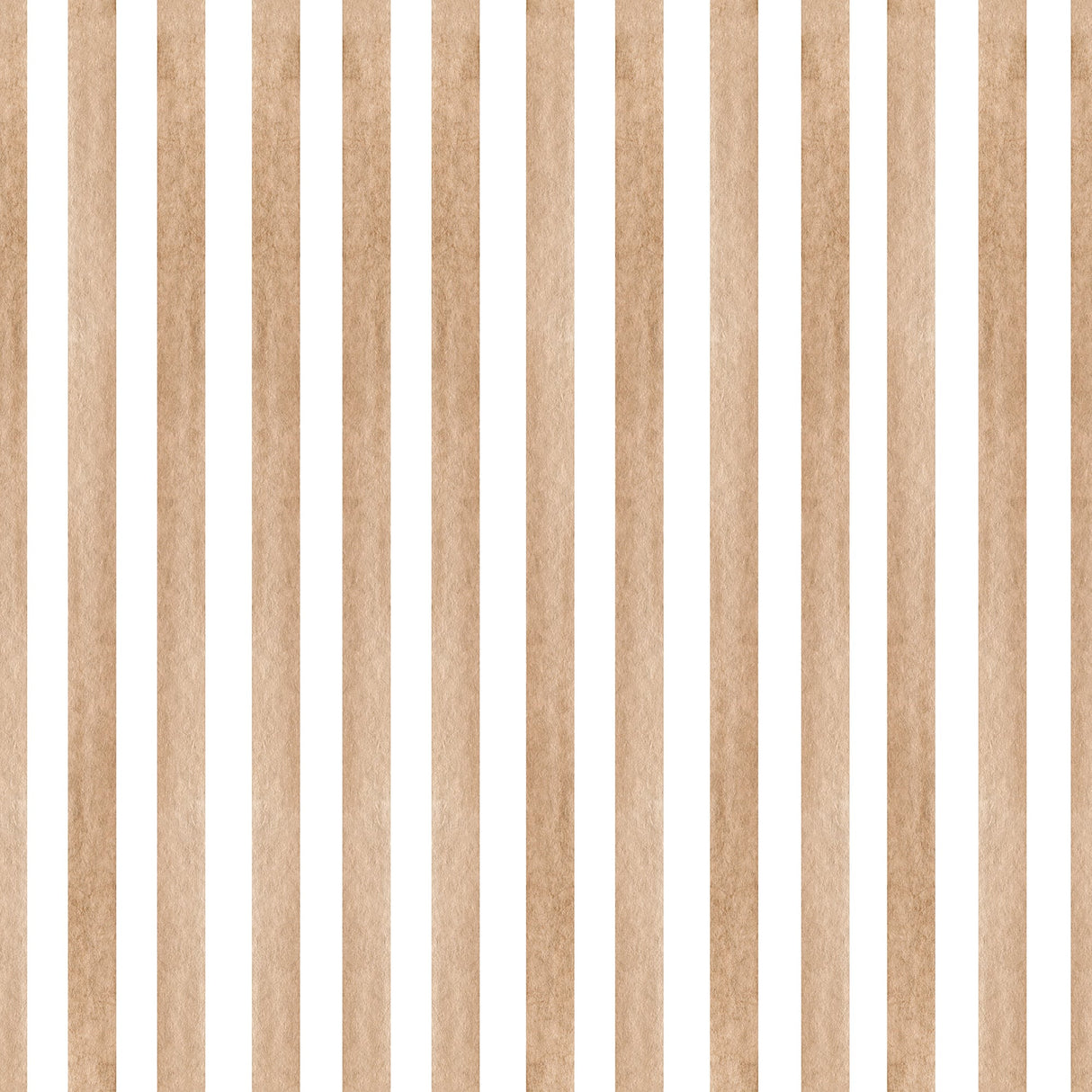 Artisan Brown Stripe Wallpaper - Neutral Tone Peel and Stick