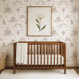 Dreamy Princess Castle Wallpaper – Fairytale Pastel Design for Girls Rooms