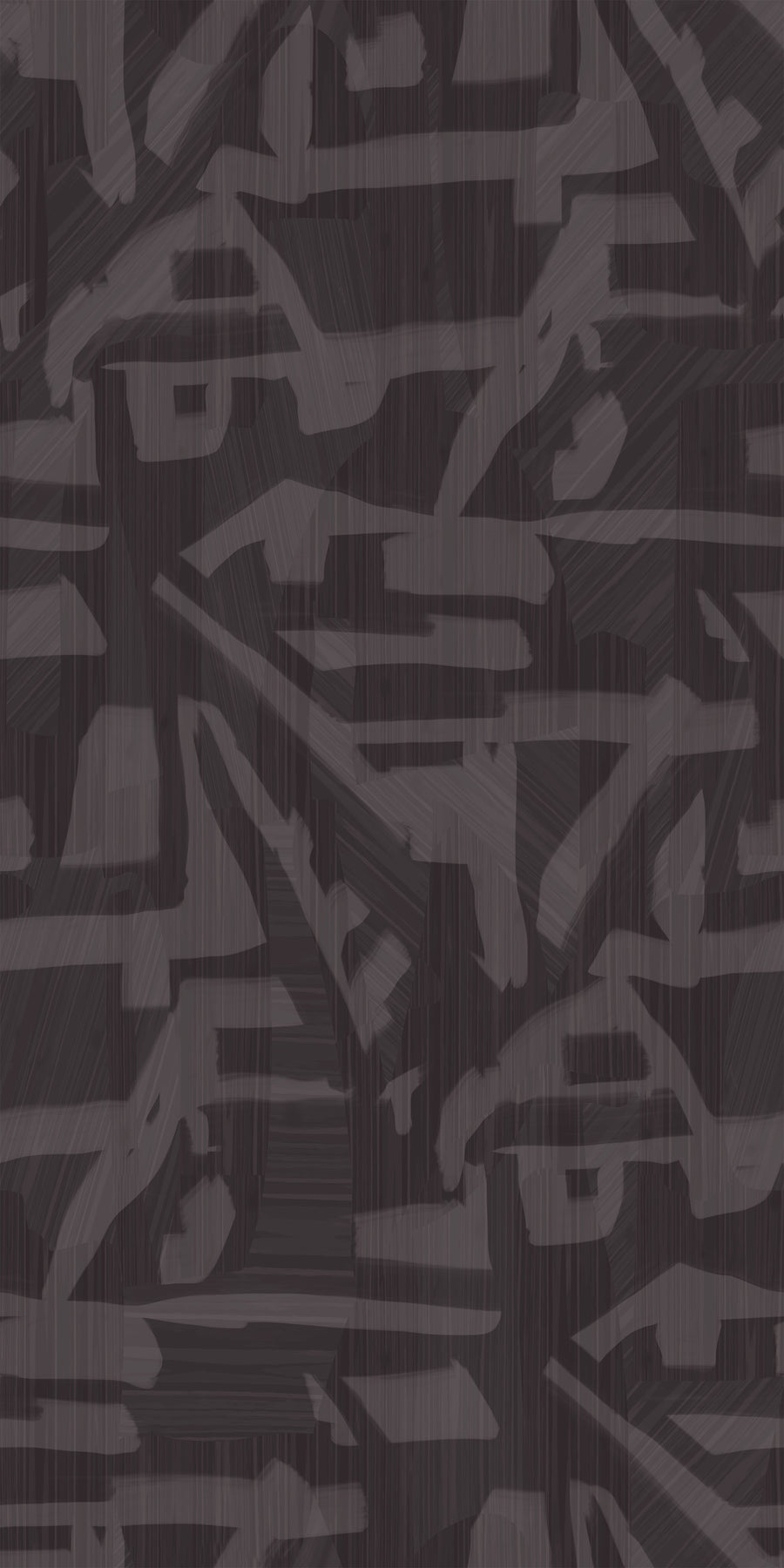 Abstract Brushstroke Wallpaper Charcoal Grey repeating pattern swatch 24W x 48H