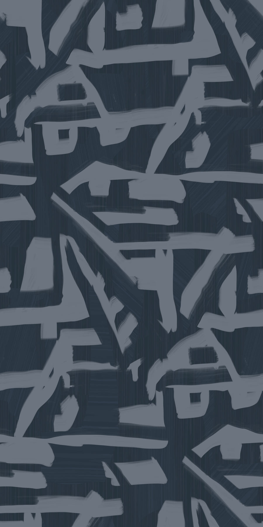 Abstract Brushstroke Wallpaper Navy Slate Blue repeating pattern swatch 24W x 48H