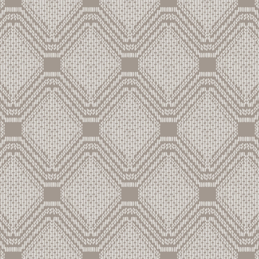 Boho Geometric Neutral Wallpaper - Textured Sand Pattern