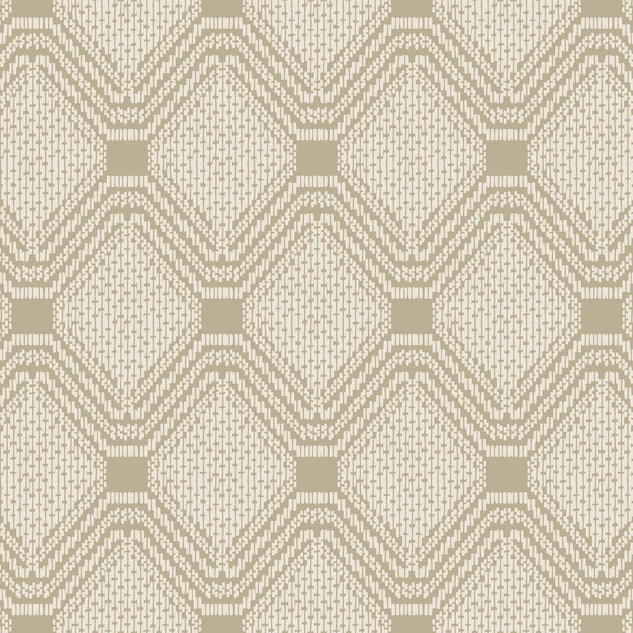 Boho Geometric Neutral Wallpaper - Textured Sand Pattern