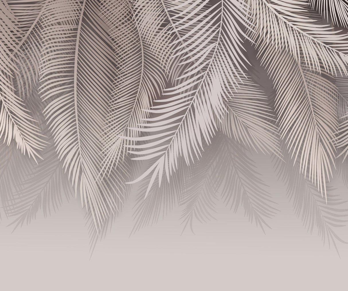 Tropical Palm Leaves Wallpaper Mural Removable Wallpaper EazzyWalls 