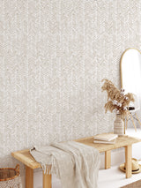 Terracotta Minimalist Wallpaper Removable Wallpaper EazzyWalls 